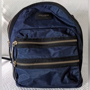 Marc Jacobs Biker Nylon Backpack Midnight Blue